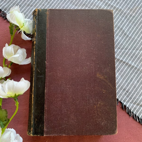 1898 French Novel “Corinne ou L’Italie”  | Vintage Decor Book