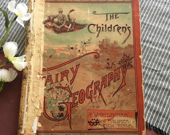 Circa 1890s | The Children’s Fairy Geography, or A Merry Trip Round Europe | Vintage Childrens Book