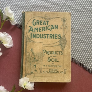 1902 Druck | Große amerikanische Industrien: Produkt des Bodens | Vintage Decor Buch