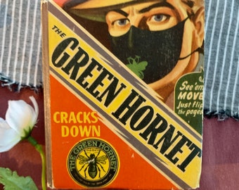 The Green Hornet Cracks Down | Vintage Children’s Book | Better Little Book