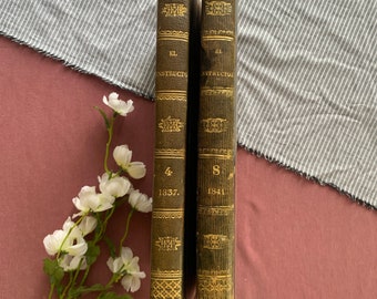 El Instructor, ó Repertorio de Historia, Bellas Letras Y Artes | Vintage Decor Book | Vintage Spanish Book