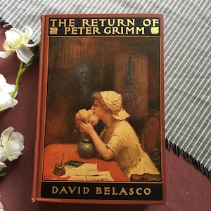 1912 Druck | Die Wiederkehr des Peter Grimm | Vintage Decor Buch