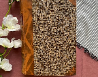 En Gøglers Romain | livre de décoration vintage | Livre danois en cuir