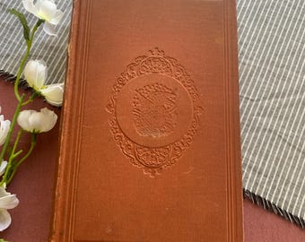 1873 Printing | History of The War of 1812 and Mexican War | Vintage Decor Books