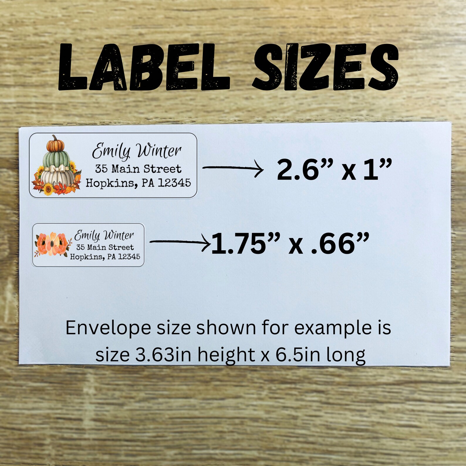 Return Address Labels | Fall Theme | Custom Address Labels ...