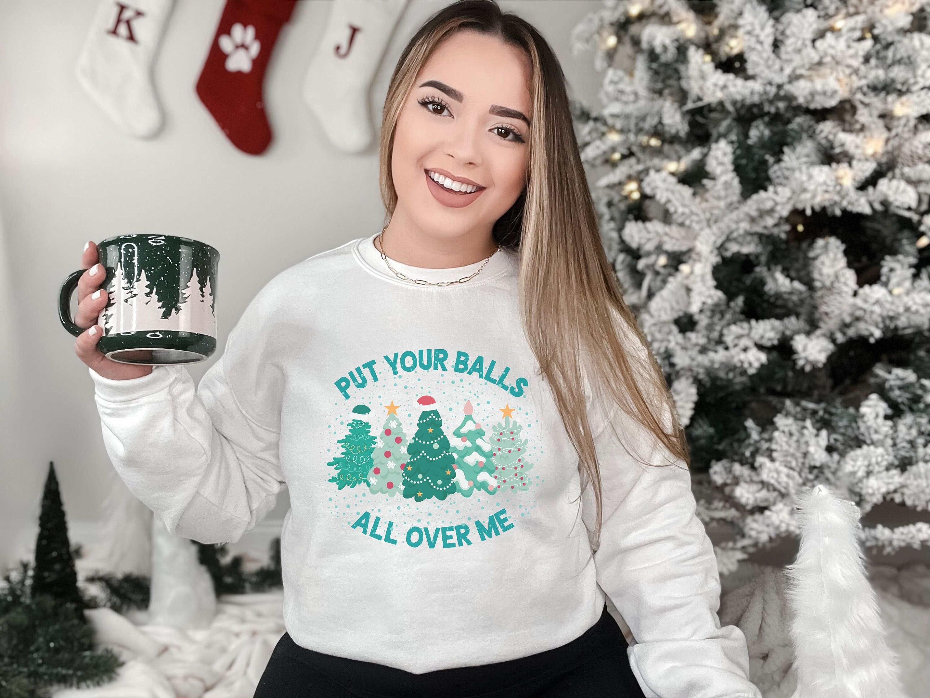 I like your balls christmas sweater cheap