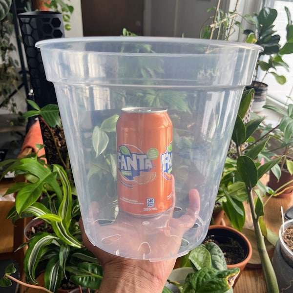 Clear Nursery Pots Etsy