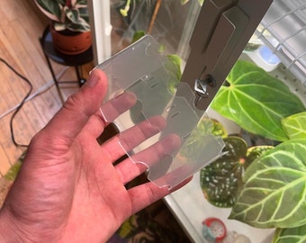 Plant Pot Extender - Clear, Durable Extension for Maximizing Your Pot's Size 4 Pack
