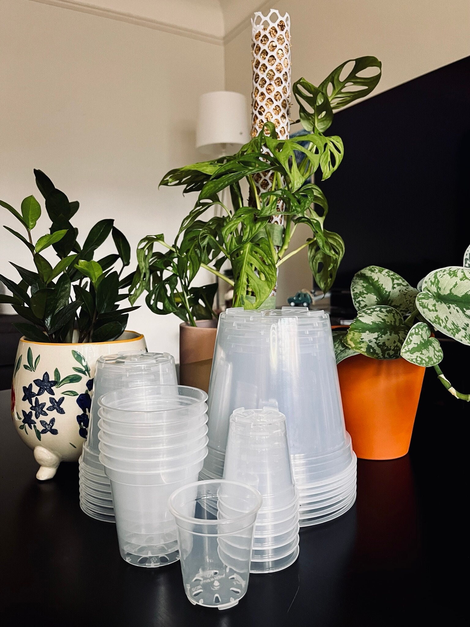 Plastic potted plants deals