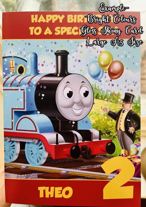 Personalised Hotwheels Card Birthday Christmas Cars Fast