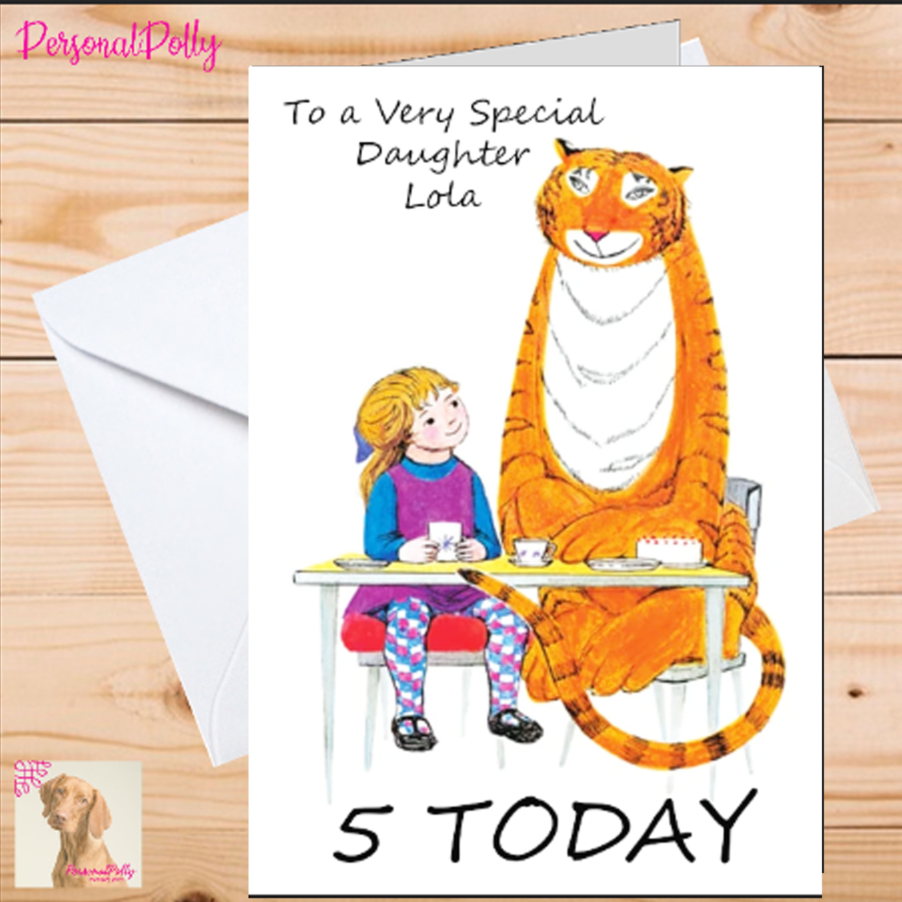 Tee Buch T-Shirt „Tiger Who Came To Tea" – Für Weltbuchtag & Buchliebhaber, Aus Baumwolle, Unisex Tiger Shirt Kinder