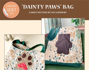 Dainty Paws Bag - PDF Pattern