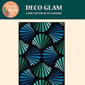 デコグラムキルト - PDF パターン（*US レターサイズ* および *A4 サイズ* テンプレート）