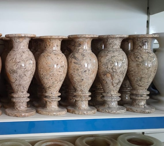 Natural Stone Onyx Marble Vase Etsy
