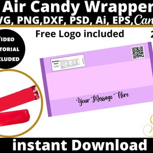 Chip bag template instant download, Air head 2 Oz wrapper template, Chip bag label, Chip bag mockup, Chip bag clip, Chip bag svg, Chips bag