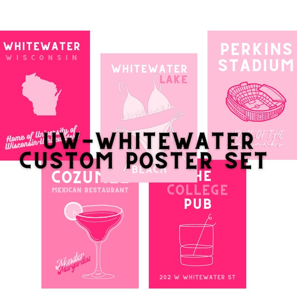 CUSTOM (UW-Whitewater) Poster Set