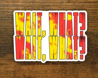 Wait, What? Twenty One Pilots Clancy Sticker