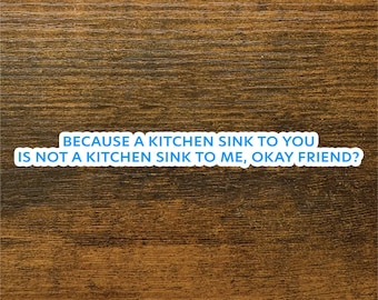 Twenty One Pilots - Kitchen Sink Quote sticker