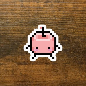 Pink Junimo Sticker - Stardew Valley