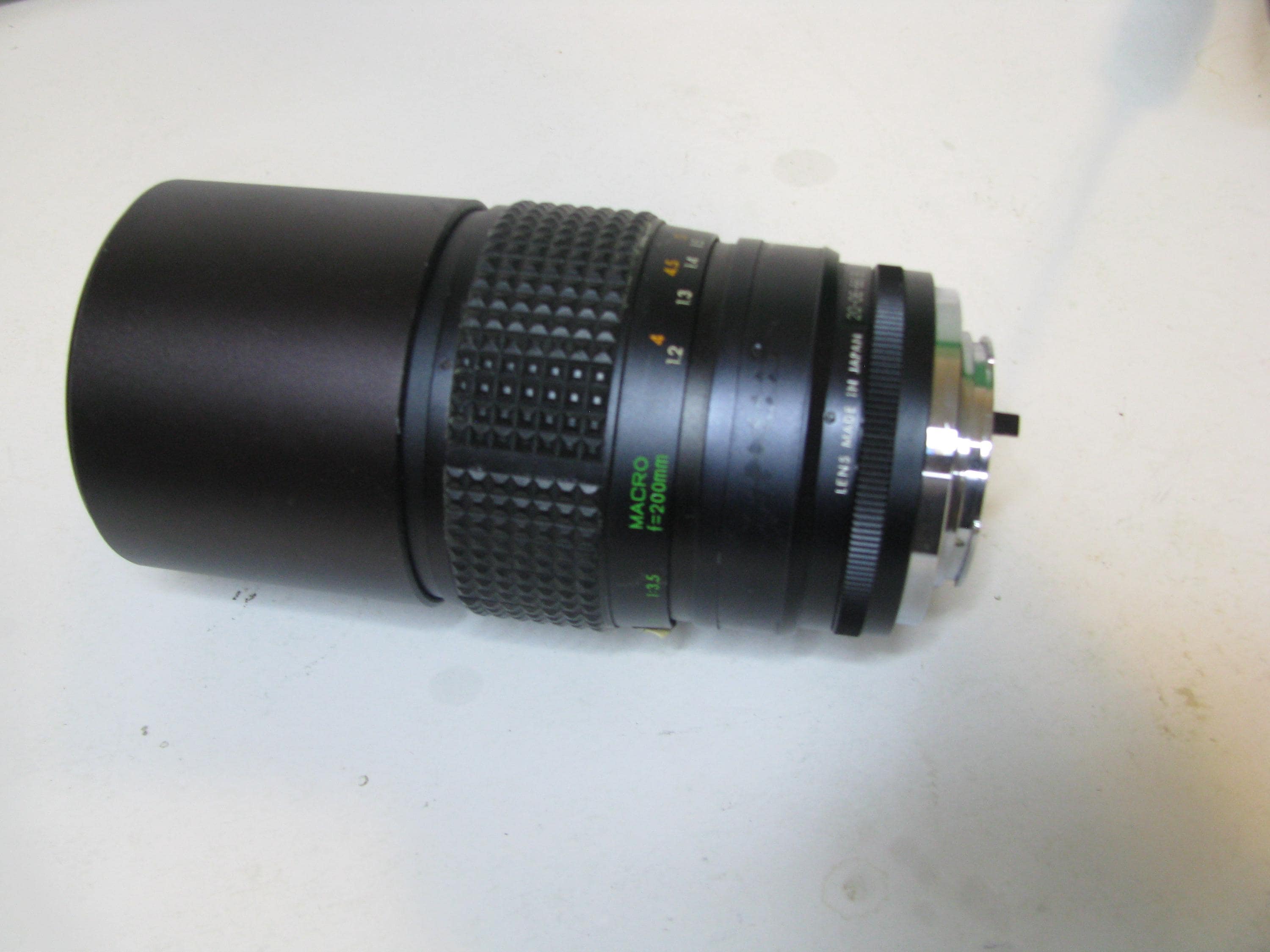 Camera Lens Focal MC Auto Zoom 1 : 3.5 F=80 - 200mm Lens Made in