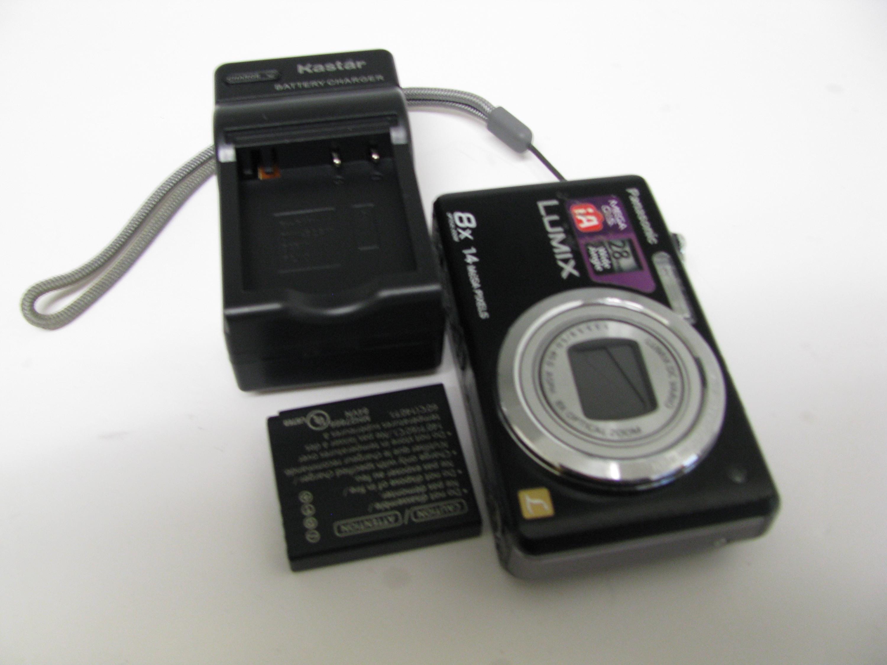Panasonic LUMIX DMC-FH20 14.1MP Digital Camera With Charger and a