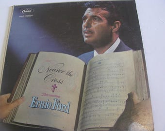 Nearer The Cross Tennessee Ernie Ford Music LP  1962  Vinyl Record