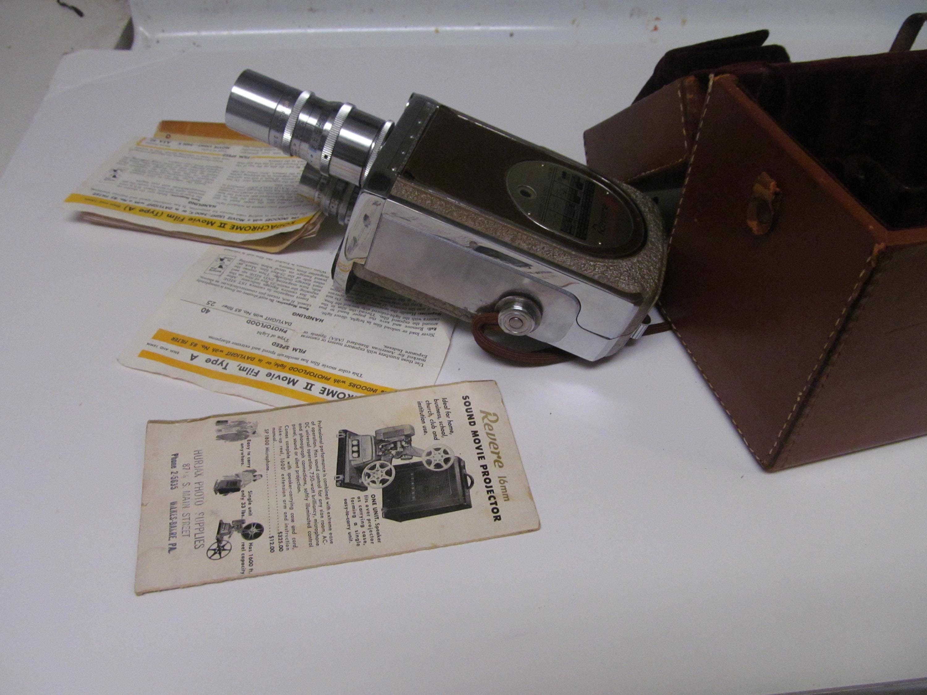 Revere 16 Magazine Movie Camera. - Etsy Canada