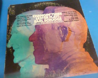 Flatt & Scruggs Changin'  Times  lp Columbia CS 9596 Byrds Dylan  vinyl