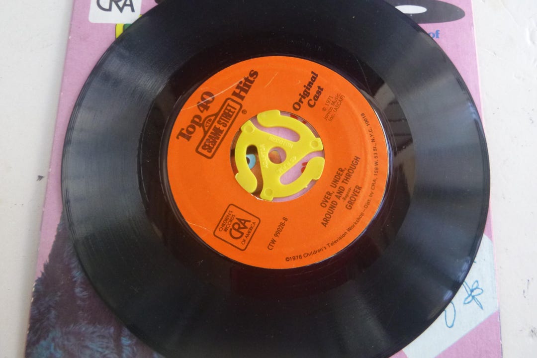 Sesame Street – I Grover / Over, Under, Around, and Through Vinyl - Etsy