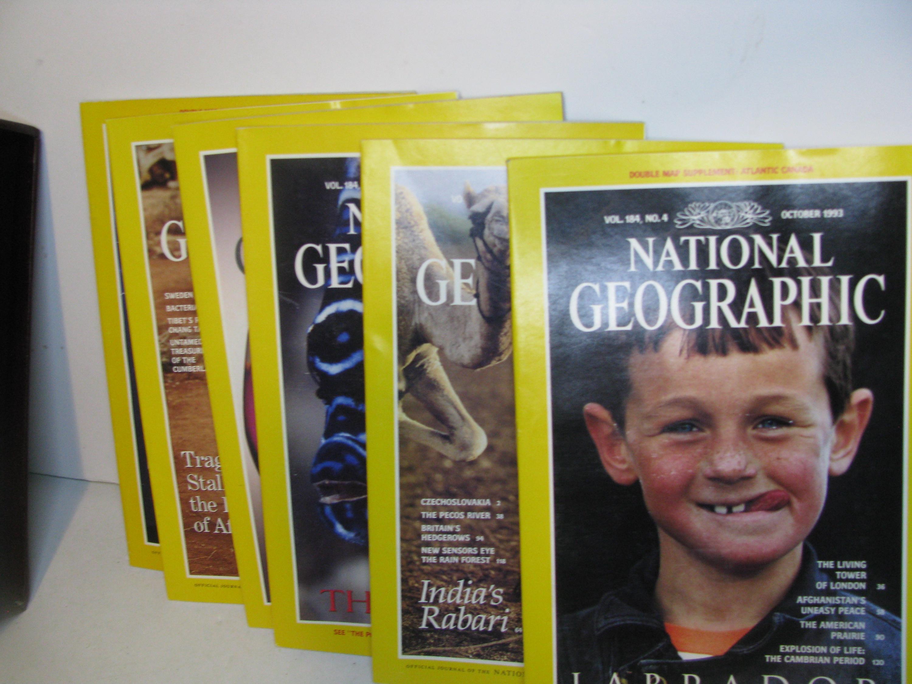 The National Geographic Magazine July - Dec 1993 With Case - Etsy