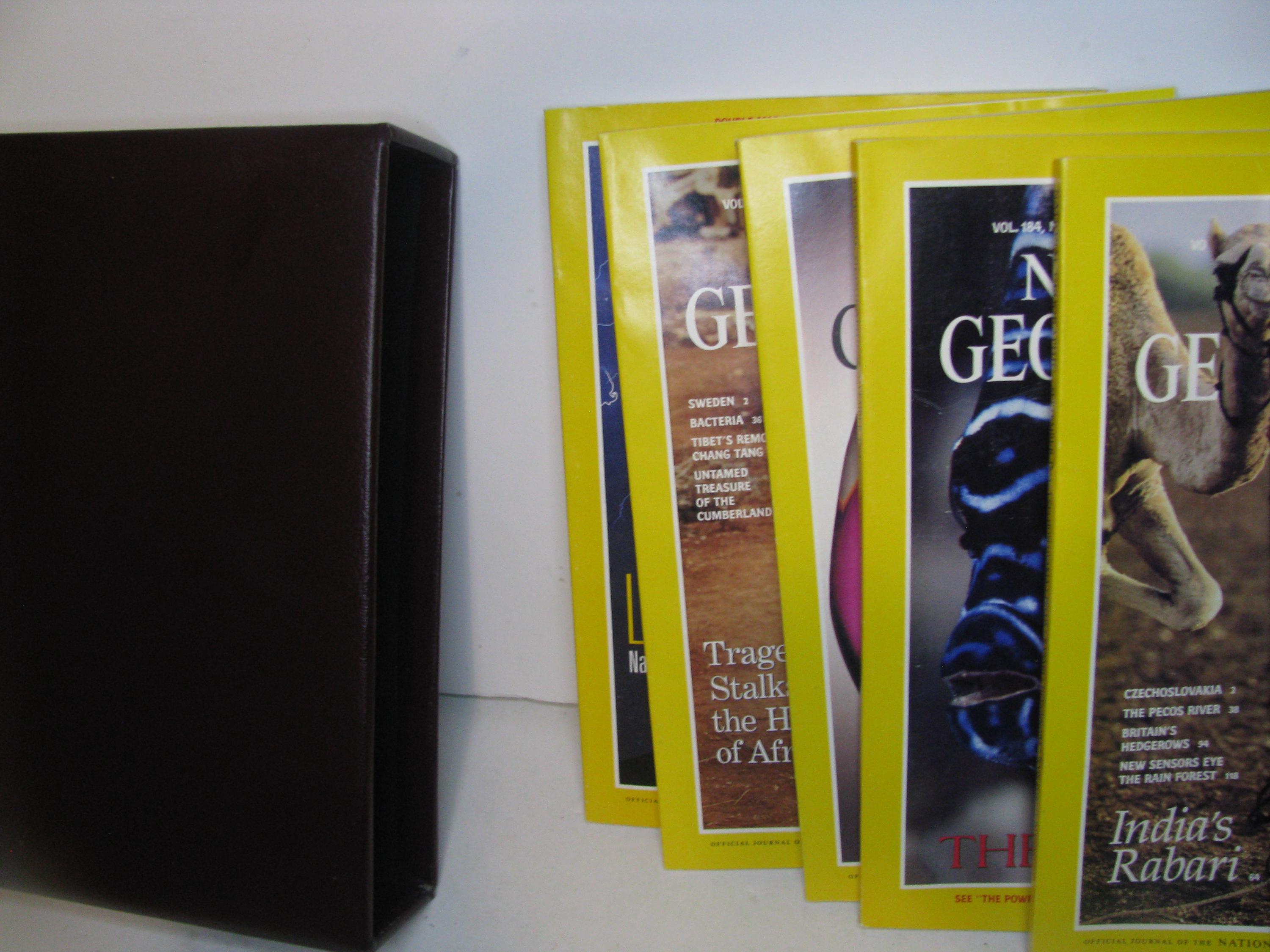 The National Geographic Magazine July - Dec 1993 With Case - Etsy