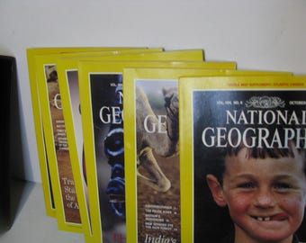 The National Geographic Magazine July - Dec 1993 With Case - Etsy