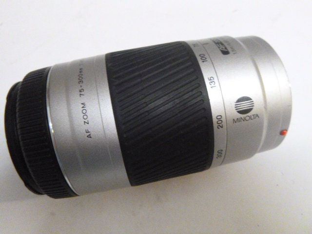Minolta AF 75-300 AF Zoom 1.5m/4.9 Ft Macro Lens - Etsy