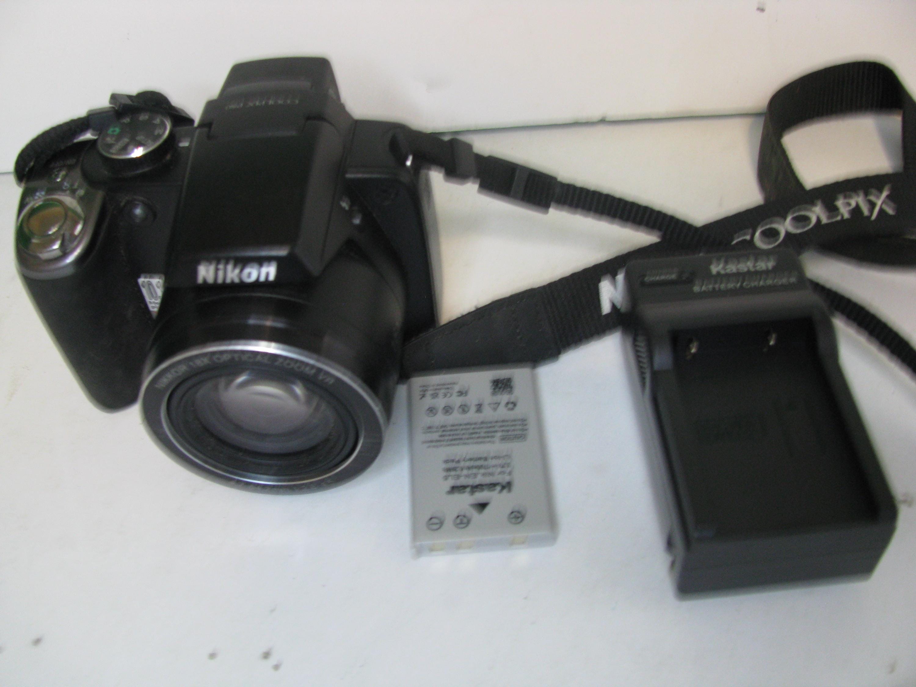 Nikon Coolpix P80 10.1MP Digital Camera - Black - Etsy