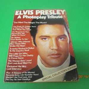 ELVIS PRESLEY A Photoplay Tribute Magazine Special Collector’s Edition 1977