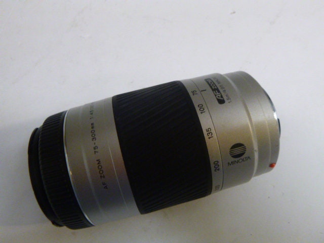 Minolta AF 75-300 AF Zoom 1.5m/4.9 Ft Macro Lens - Etsy