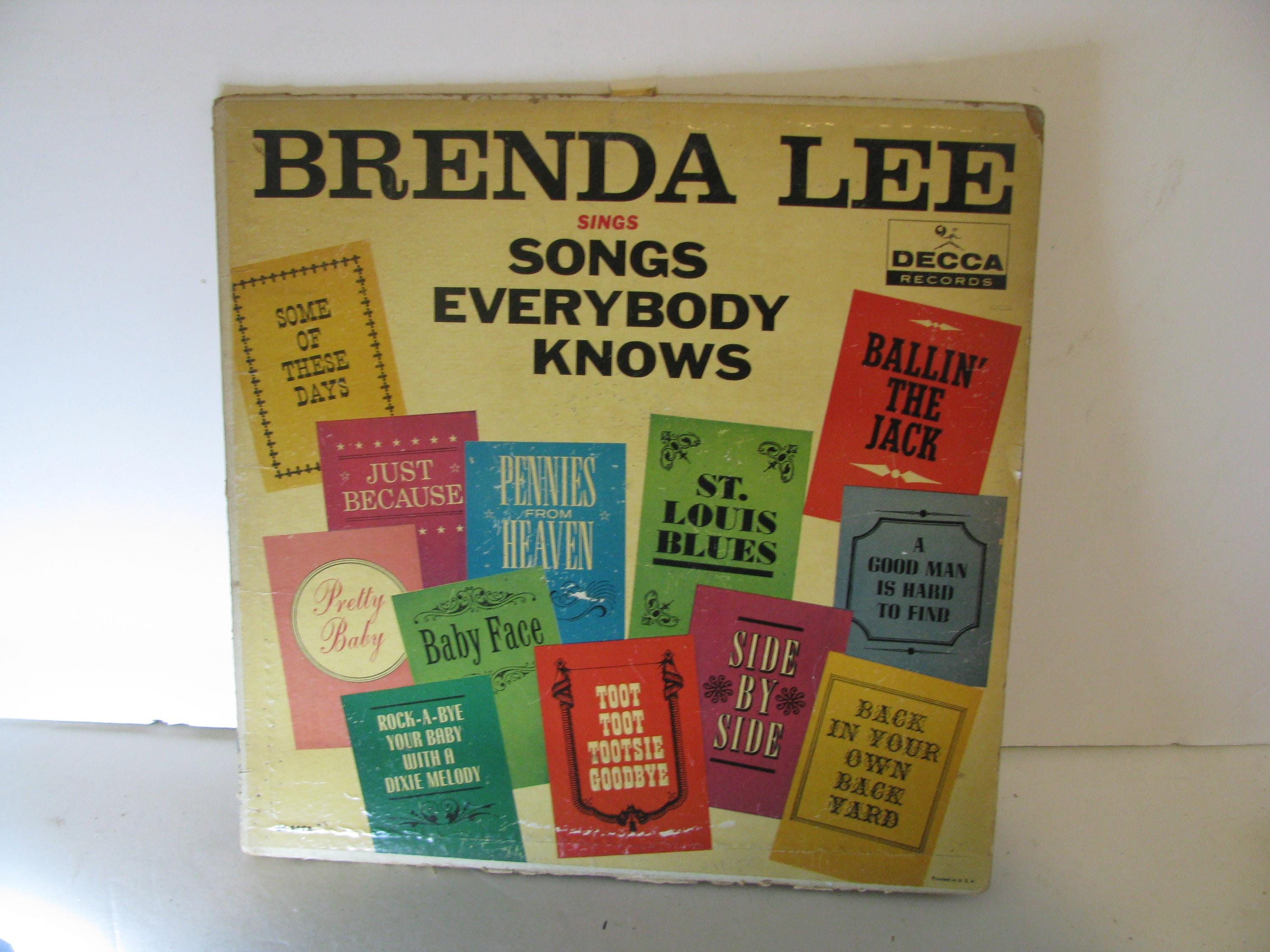 Brenda Lee – Brenda Lee Sings Songs Everybody Knows Decca – DL