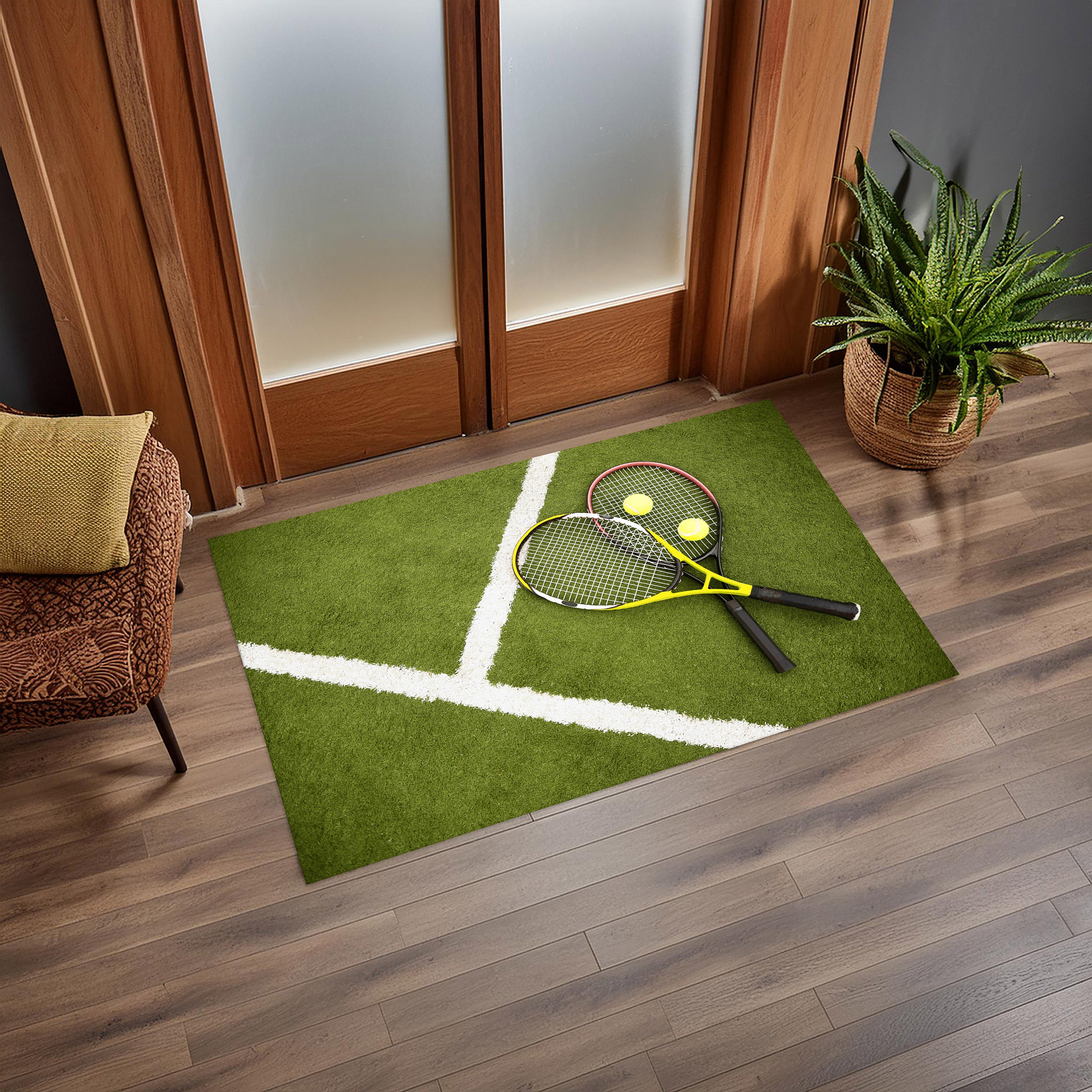 Tennis Court Rug, Tennis Field Carpet, Tennis Rug, Sport Rug, Rugs for ...