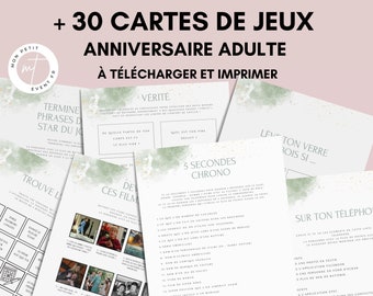 Jeux anniversaire Adulte - Animation anniversaire adulte - Activités anniversaire - Idée animation anniversaire adulte - Jeux fête adulte