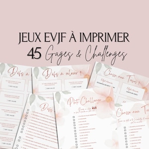 Jeux EVJF à imprimer - 45 Gages, Défis & Challenges pour un enterrement de vie de jeune fille en ville - Animations EVJF - EVJF - 010