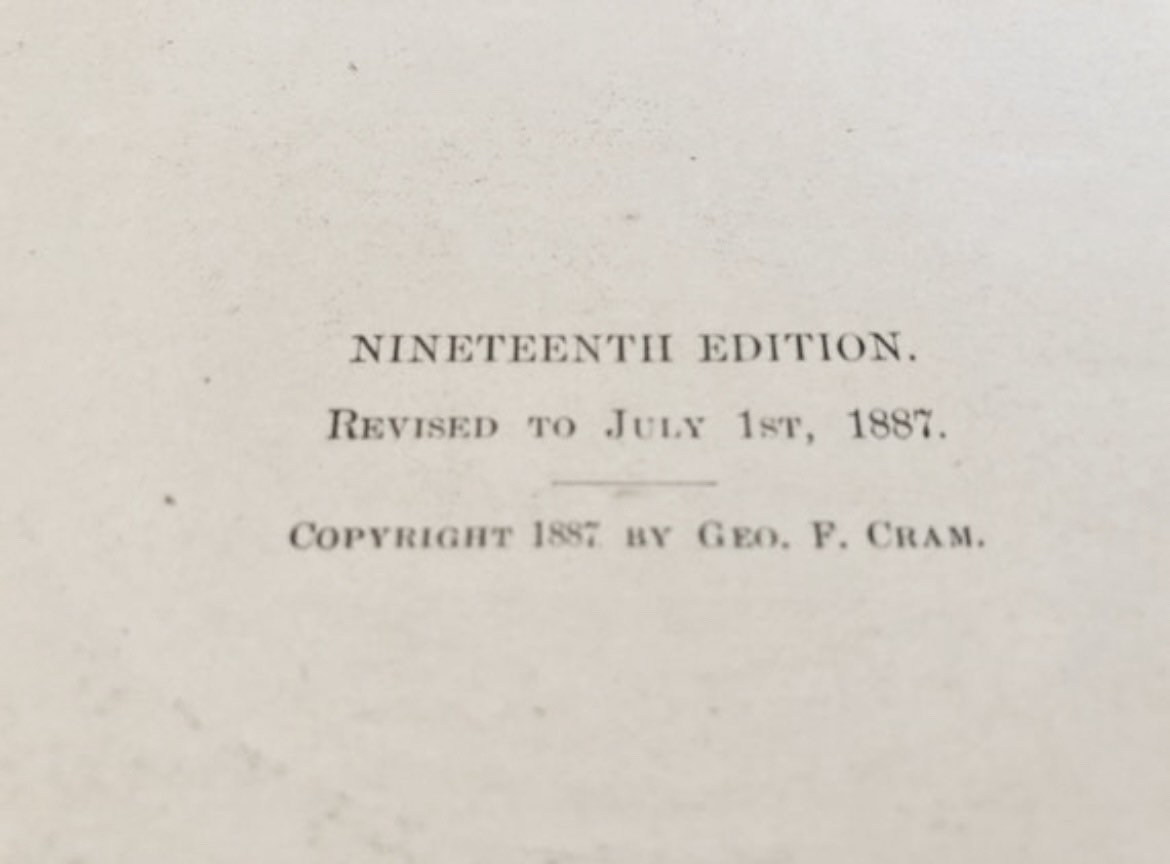 1887 Austria Map & Germany Map Framable Original Lithograph Etsy