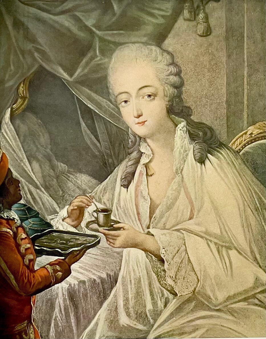 Madame DuBarry Print: Antique Offset Lithograph, French