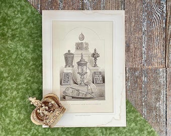 Queen Elizabeth I Engraving: 1878 British History Print