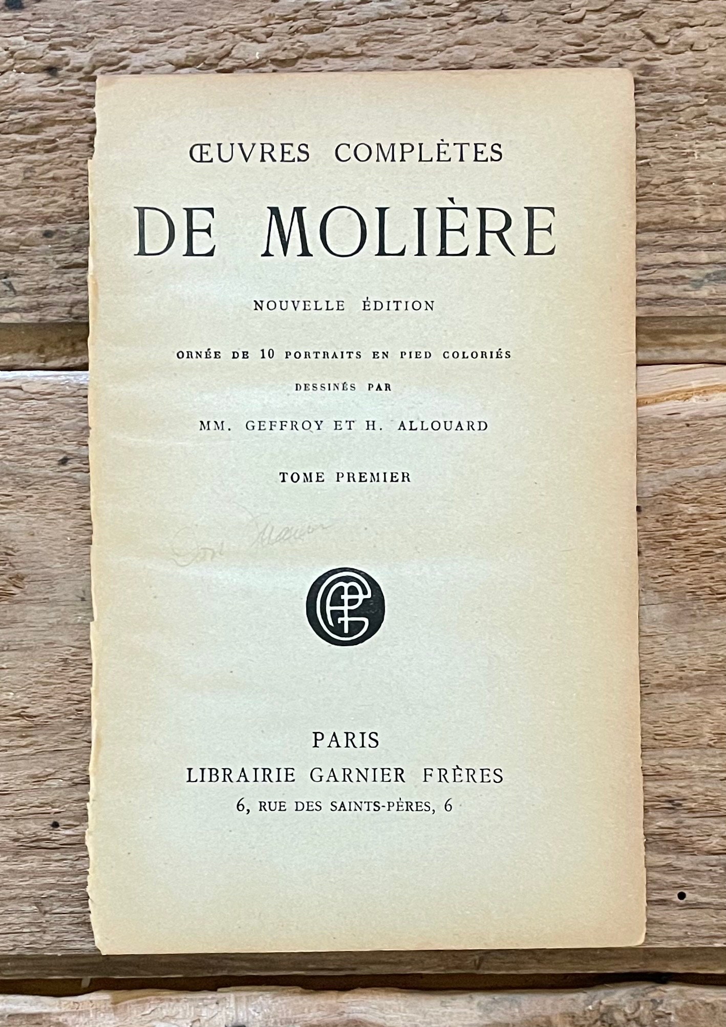 Moliere Print: Le Bourgeois Gentilhomme, Hand-colored Engraving - Etsy