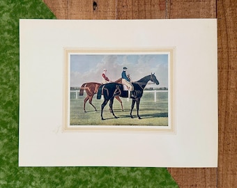 Antique Horse Racing Print | Charles XIIth | Equestrian Art