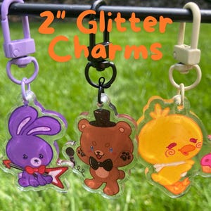 Five Nights at Freddy&#39;s Glitter Keychains B-Grade