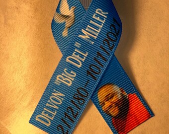 Memorial/ Awareness Ribbon w/ Photo