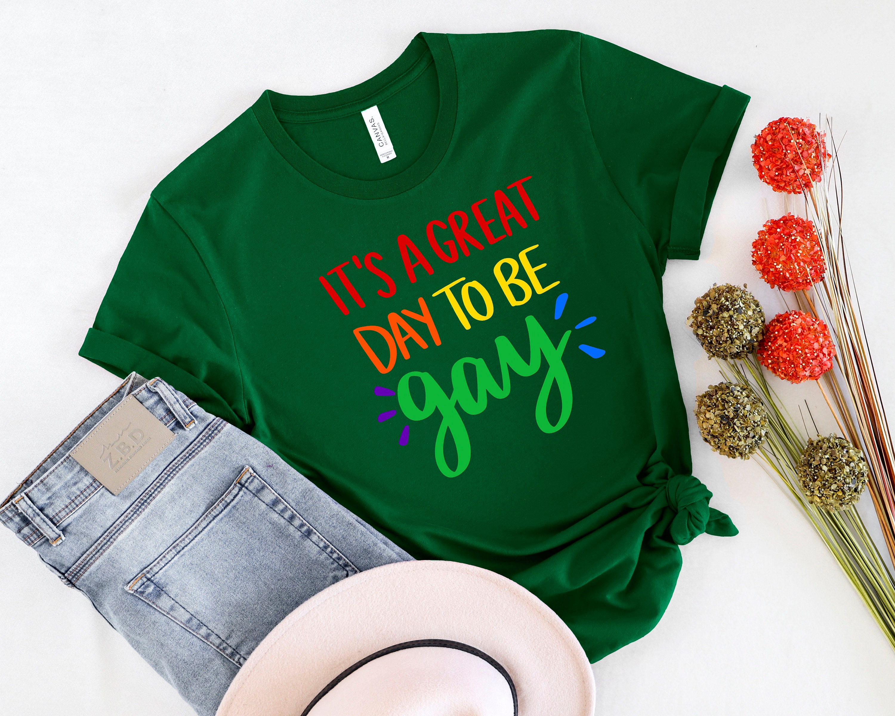 Its Great Day to Be Gay Shirt LGBT Pride Shirt Love is Love - Etsy Canada