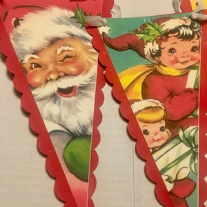 Vintage Christmas banner