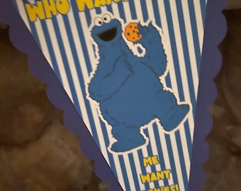 Sesame Friends Birthday Banner